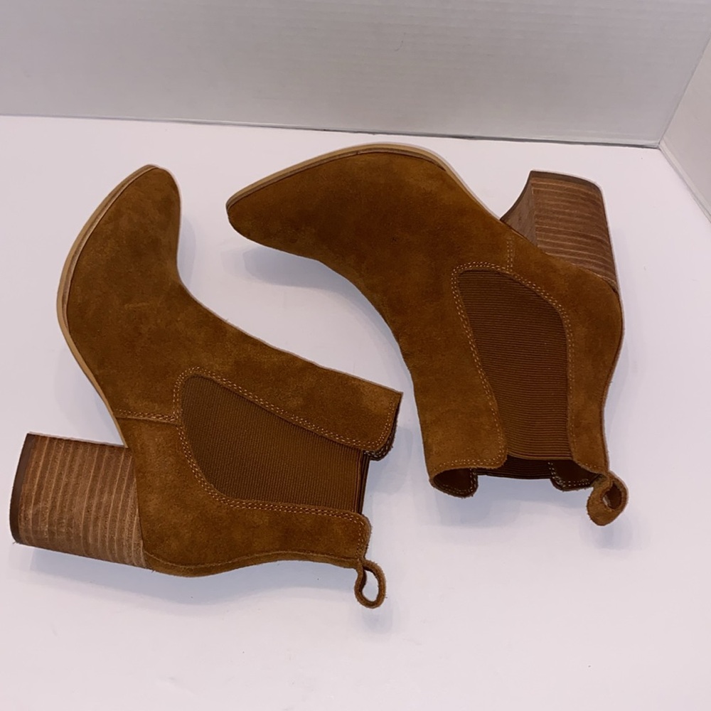 STEVE MADDEN, Style: ADDY, Leather Ankle Boots, Size: 6M, Color: Cognac - Picture 11 of 13